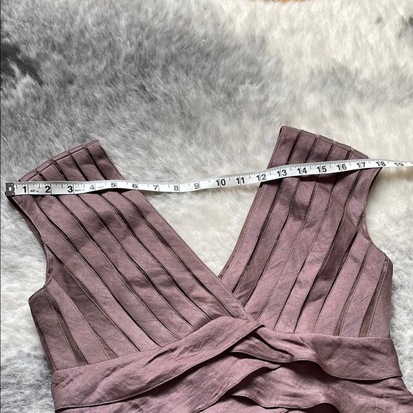 Adrianna Papell Mauve Sleeveless Dress - Picture 9 of 14